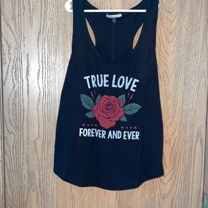 Rose tank top